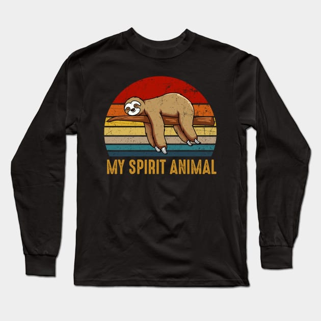 My Spirit Animal Vintage Long Sleeve T-Shirt by beckeraugustina